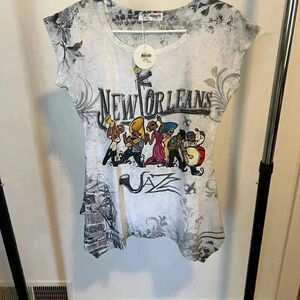 NWT Maxi & Co New Orleans Jazz Tshirt A3